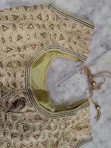 Embellished Golden Blouse
