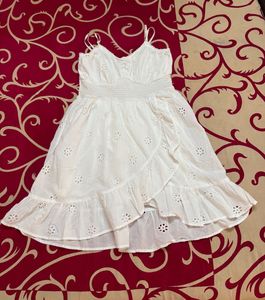 Chic White Broderie Anglaise Sundress