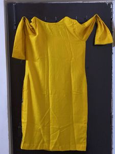Yellow Embroidered Kurta Set with Salwar