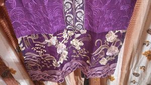 Elegant Purple Embroidered Kurti