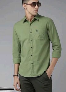 Men's Green Casual Shirt