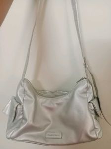 Stylish Silver Hobo Shoulder Bag Fastrack