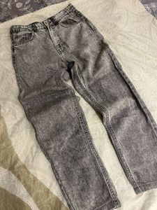 👖Grey Acid Wash Denim Jeans