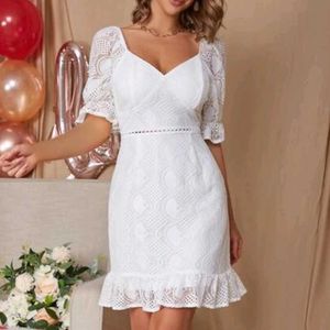 White Lace Dress