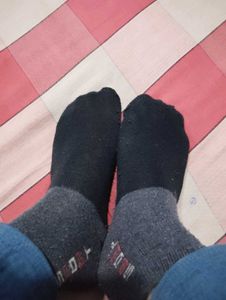 Comfy Black &amp; Grey Socks