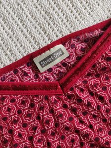 Red Printed Camisole Top