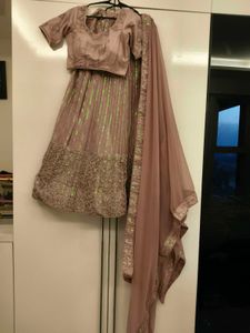 Sparkling onion pink Lehenga Choli Set