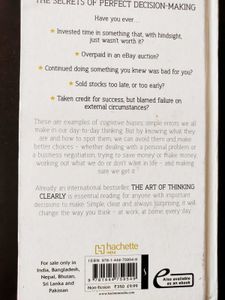 The Art of Thinking Clearly By Rolf Dobeli