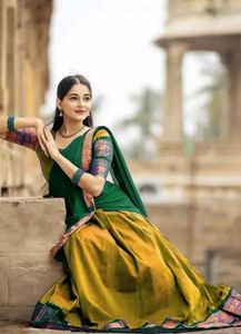 Baby traditional Blue &amp; Gold Lehenga Choli