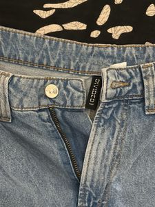 Light Wash Cargo Jeans