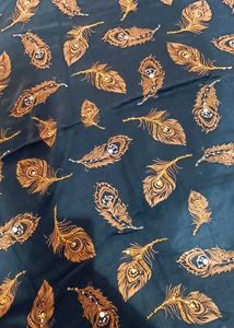 Embellished Peacock Feather Dupatta