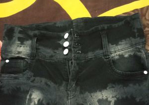 Tie-Dye  capri Jeans - Trendy Style