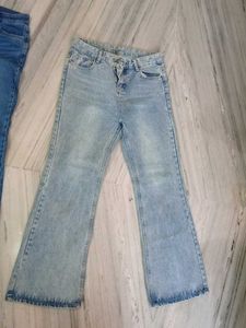 Two Bootcut Denim Jeans