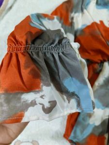 Bohemian Print short top