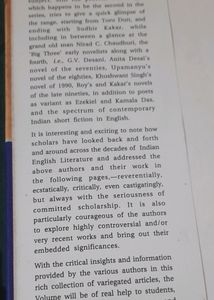 INDIAN WRITING IN ENGLISH .