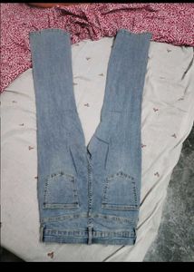 Light Wash Bell Bottom Jeans