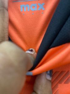 Orange Active Sport T-Shirt And Bell Bottom Leggin