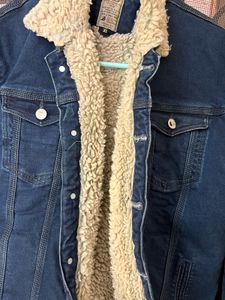 women’s Sherpa Lined Denim Jacket