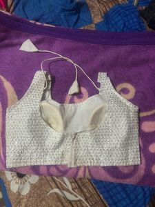 Sparkling White Sequin Blouse
