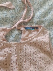 Peach Sleeveless Dress