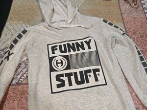 Grey 'Funny Stuff' Hoodie And Pants