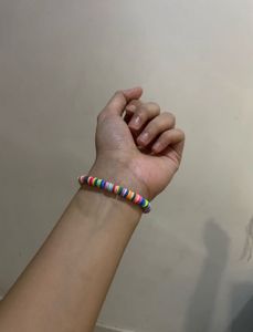 Colorful clay Beaded Bracelet