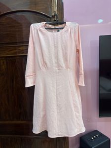 H&M Pink Midi Dress