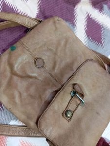 Vintage Leather Messenger Bag