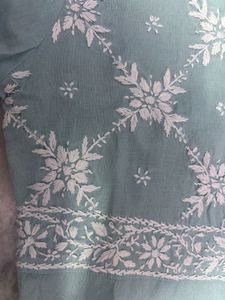 Embroidered Cotton Kurta