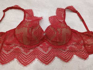 Red Lace Bra Top