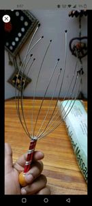 Foldable Fan+head massager