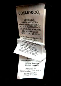 Cosmo&amp;Co. Satin Black Top