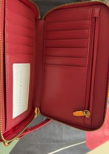 Quilted Boxy Long Wallet Red (unused)new  Original