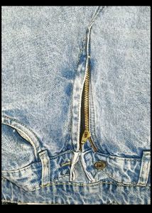 Light Wash Cargo Jeans