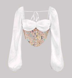 Corset Style Crop Top