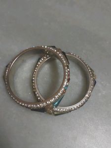 Multi Colour Stone Bangles