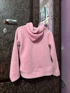 Cozy Pink Sherpa Hoodie