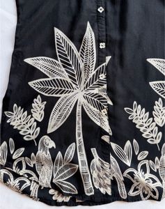 Jisora - Black Printed Kurta Set