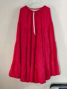 Megenta Tiered Maxi Skirt (Negotiable)