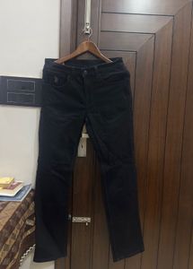 US Polo Men's Black Jeans