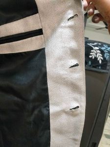 Men's Casual Cream Wedding Jacket
