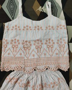 Cute Striped Co-ord Set(s size)🎀