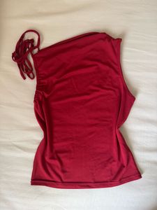 PRICE DROP Red Tie Top
