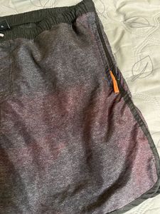 Men’s Swim Shorts Charcoal Grey with Zip