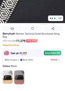 berrylush textured sling bag
