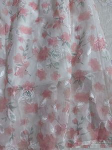 Chic Floral Print Puff Sleeve Dress