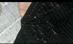 Chic Black Crochet Top