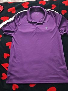 Purple Athletic Polo Shirt
