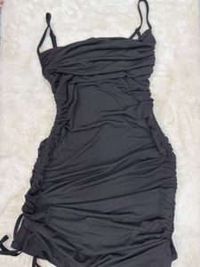 Chic Black Halter Bikini Top