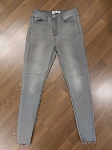 Grey Wash Skinny Jeans